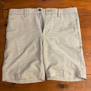 Callaway Gray Flat Front Shorts for Casual Wear